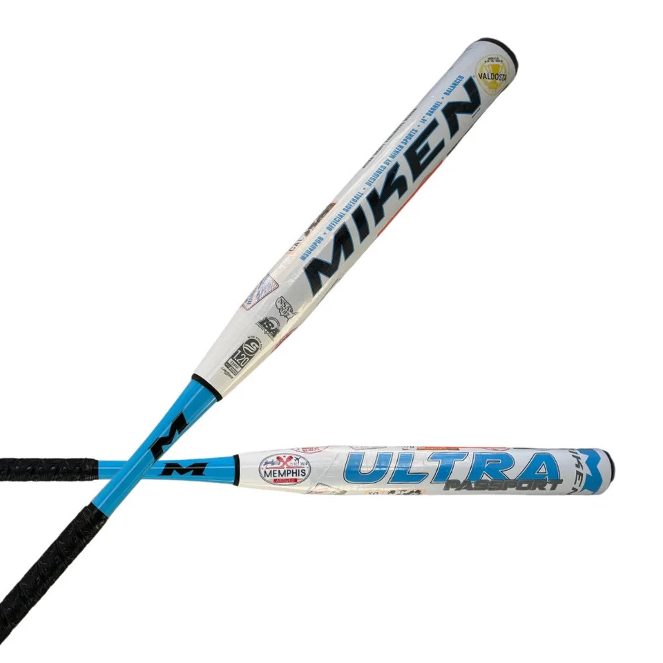 Miken Ultra Passport Usssa Slowpitch Softball Bat Balanced 26oz