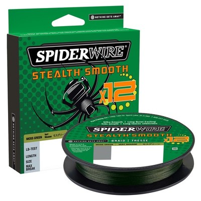 Spiderwire Stealth SMOOTH 12 ab 50m 12-fach geflochtene Angelschnur Schnur Braid