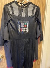 Rubies 2005 Darth Vader Kids Costume Size Med With 2 Mask .