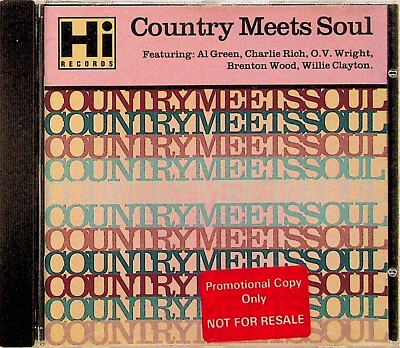 Country Meets Soul- The Best of CD 1995 Hi - OV Wright/Narvel Felts/Otis Clay ++