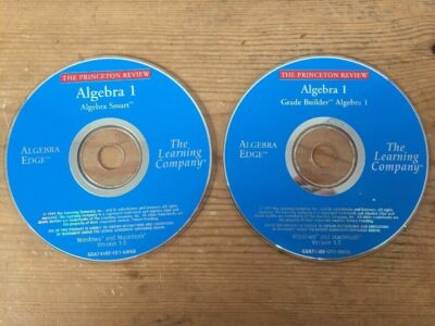 1999 Learning Company Algebra Edge Smart 1/2 Windows Mac Homeschool 1.0 CD