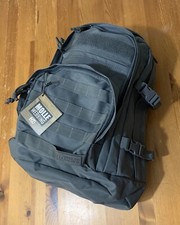Highland Tactical Molle Webbing Gray Backpack 2500 Cu. In. Storage New