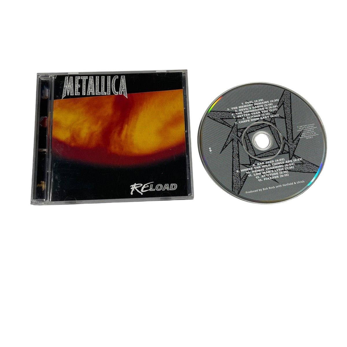 Metallica Cd Reload Album 1997 Hard Rock Music Preowned | eBay