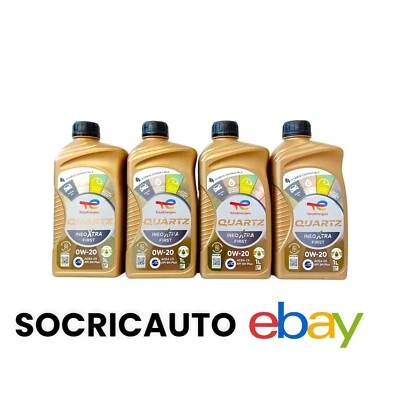 4 Litri Olio Motore Total INEO XTRA FIRST 0W20 ACEA C5