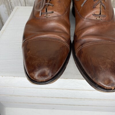 To Boot New York Adam Derrick Brown Oxford Dress Shoes Size 
