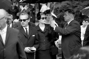 8x10 Print Grace Kelly Attends Fathers Funeral Philadelphia 1963