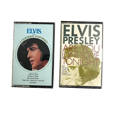 Elvis Presley Cassette Lot - A Legendary Performer Vol 2, Are You Lonely Tonight