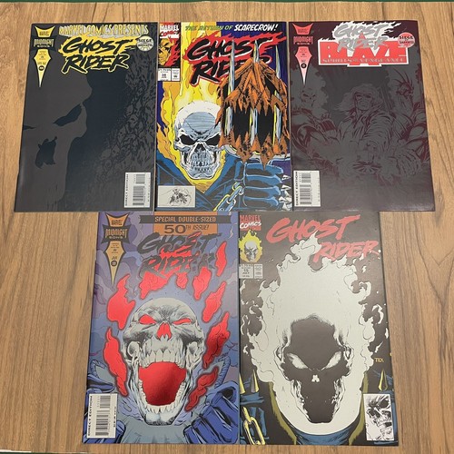 GHOST RIDER MARVEL COMIC BOOK Mixed Lot - # 15 17 38 50 144 - Great ...