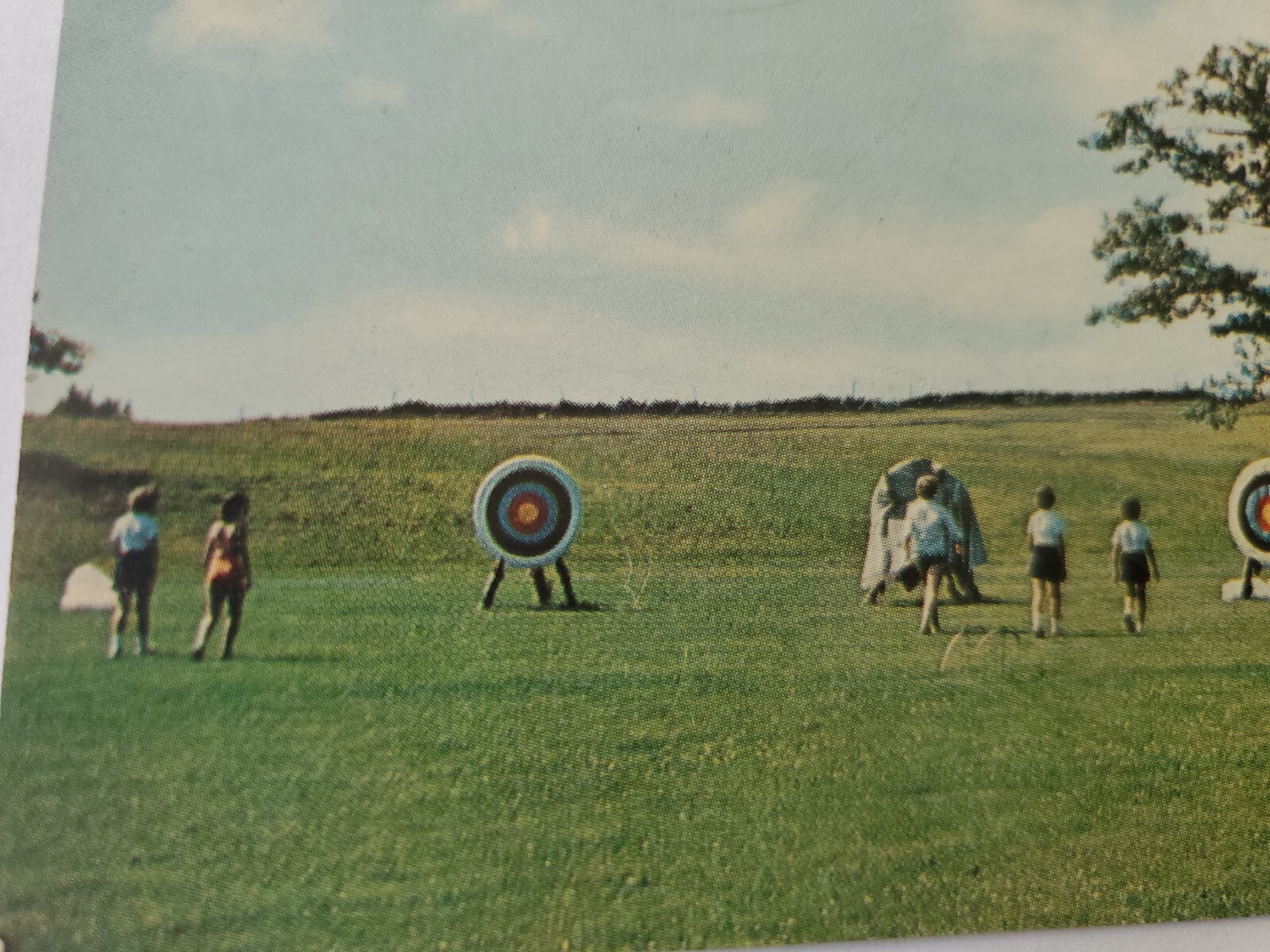 Postcard Tripp Lake Summer Camp Poland Maine USA Posted 1963 Writing