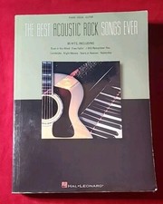 Hal Leonard The Best Acoustic Rock Songs Ever Guitar Songbook Pre Owned