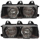 Headlights Front Lamps Pair Set for 92-98 BMW 3 Series/E36 Left & Right