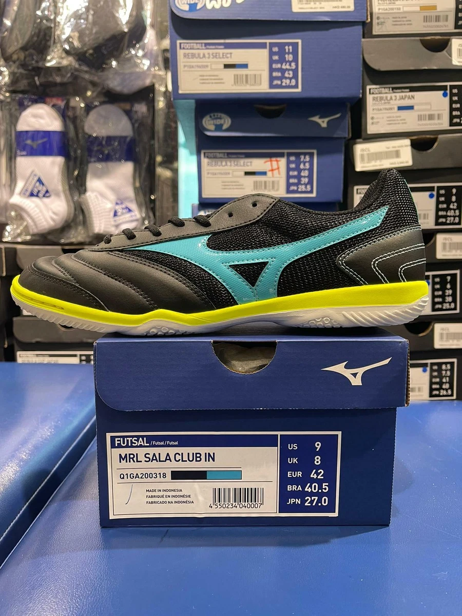 Mizuno Mrl sala Club In Unisex s Football shoes Black x Blue