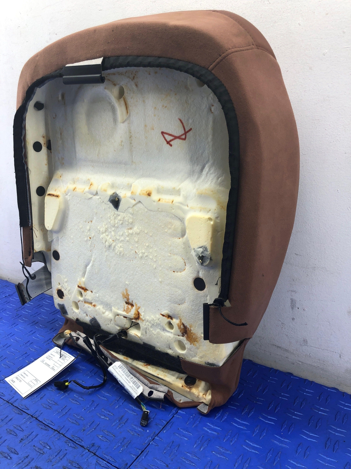 2017-2021 MASERATI QUATTROPORTE FRONT RIGHT LOWER HEATED SEAT CUSHION BROWN OEM
