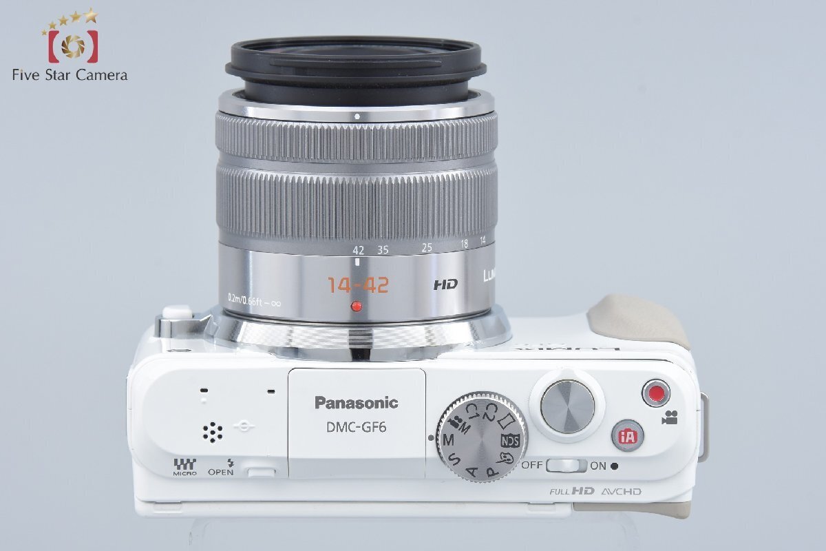 Panasonic LUMIX GF6 ホワイト G VARIO 14-42mm Panasonic ミラーレス パナソニック LUMIX DMC-GF6 レンズキット