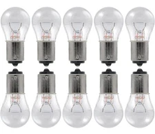 10 Pack 1156 Clear Tail Signal Brake Light Bulb Lamp Free Shipping