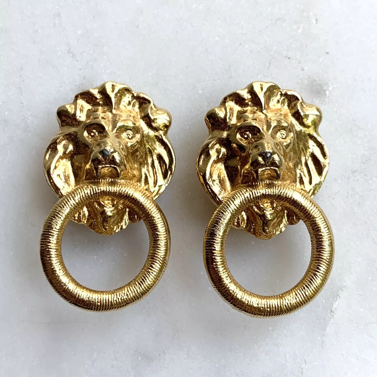 Lion door knocker earrings online