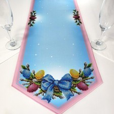 Easter Bead Embroidery Kit Needlepoint Decorative Table Linen Runner runner 210