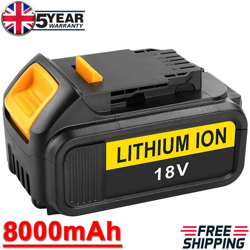 For DEWALT 18Volt XR DCB184 DCB183 DCB182 DCB200 5.0/8.0/9.0Ah Battery 20V Pack - Picture 12 of 17