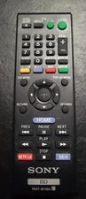 Sony DVD Blu-Ray 3D Player RMT-B119A Remote NO BATTERIES