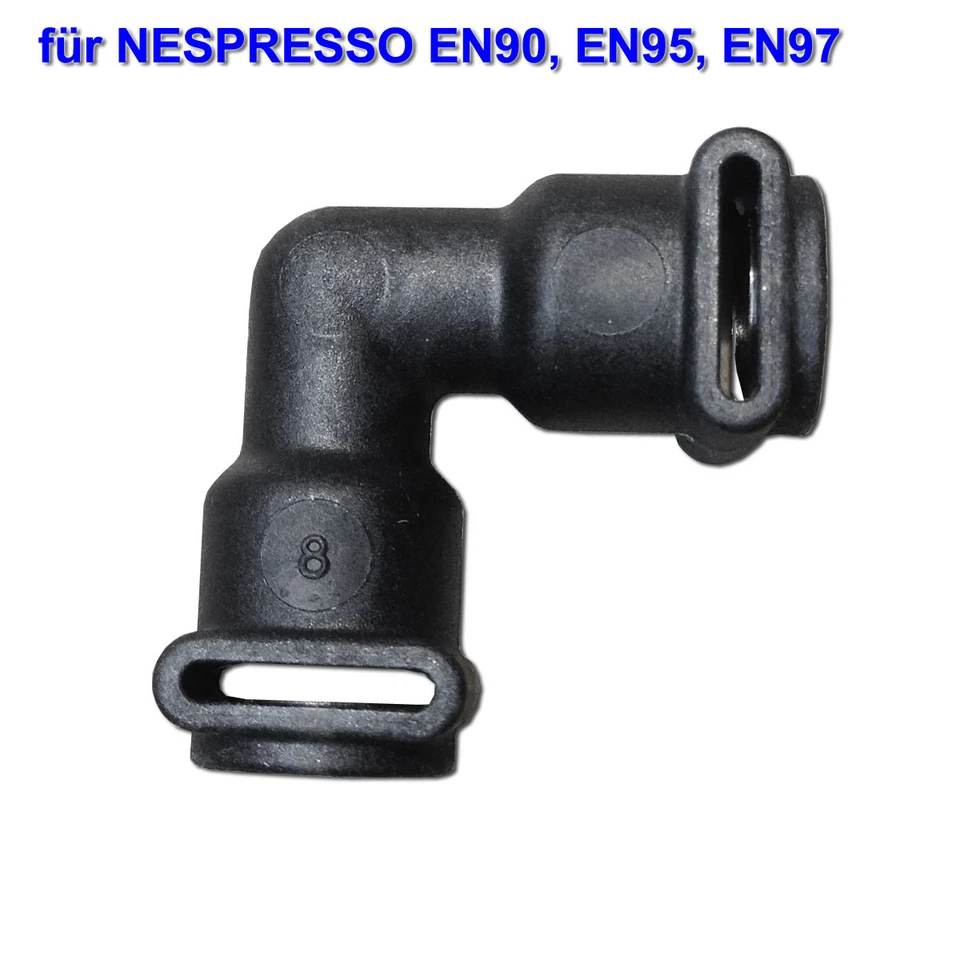 Neu DeLonghi Raccord Winkel 90° für Kaffeemaschine NESPRESSO EN95.S, EN90, EN97