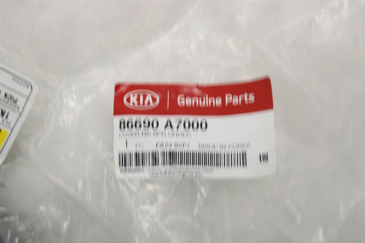 NEW OEM Rear Bumper Under Cover 86690A7000 for Kia Forte 2014-2018