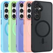 For Samsung Galaxy S25 FE Phone Case Magnetic Translucent Slim Shockproof Cover