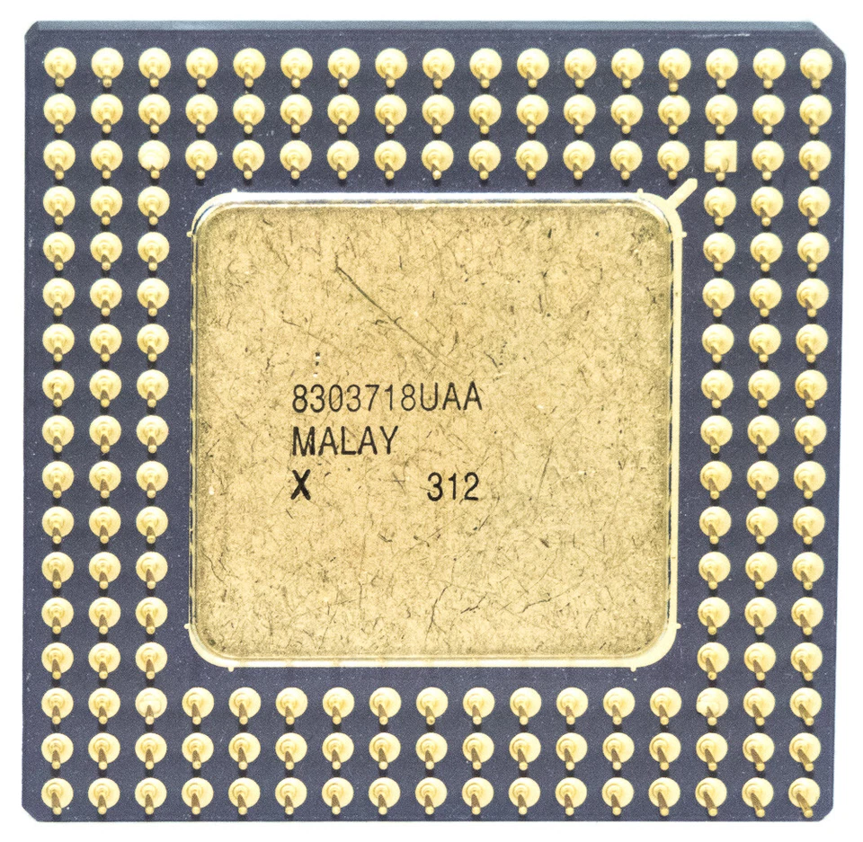 Intel 80486 SX419 33MHz Socket 168 A80486DX-33 - Image 2 of 2
