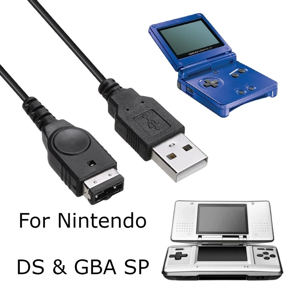USB Charger Charging Cable Lead for Nintendo DS NDS Gameboy advance SP GBA SP
