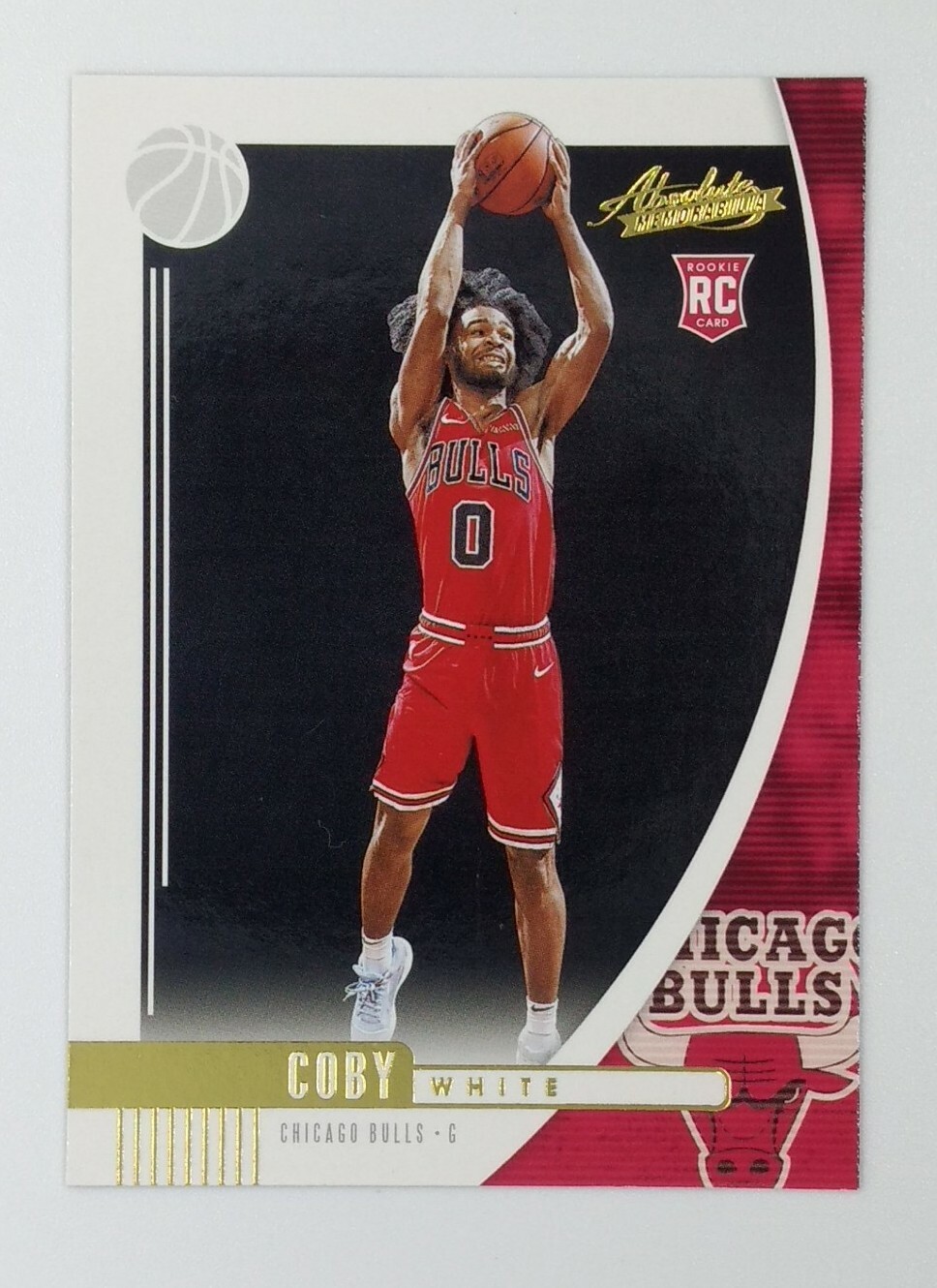 2019-20 Panini Absolute Memorabilia Coby White Rookie RC #86, Chicago Bulls