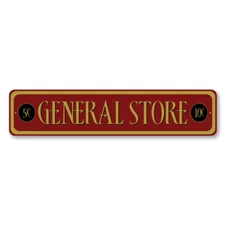 General Store Novelty Sign