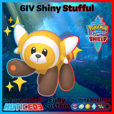 STUFFUL ✨ Ultra SHINY 6IV ✨ Pokemon SWORD and SHIELD Max lv1 +Free MasterBall
