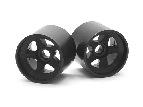 (HPI 103015) Juego de ruedas Formula Ten FT02 para neumático de espuma trasero negro - Imagen 2 de 2
