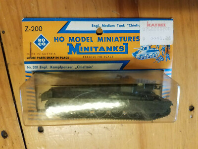 Roco Minitanks English Tank Chieftain  Z-200 HO MISB