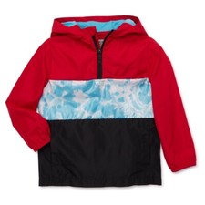 NWT Hooded Pullover Rain Jacket w/pockets 365 Kids