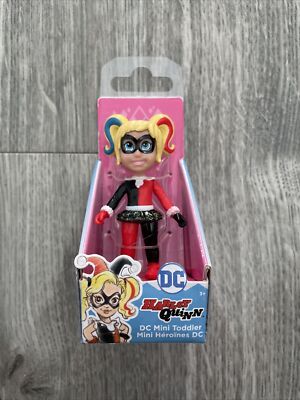 Jakks DC Comics HARLEY QUINN Mini Kleinkind Superheld Mädchen Puppe Actionfigur Neu