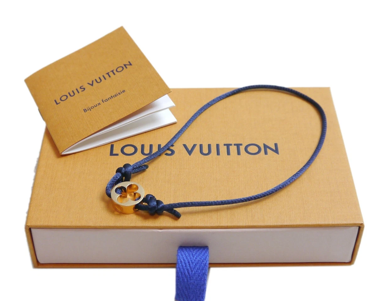 Authentic LOUIS VUITTON Brasserie Liang Emplant bracelet string 750 K18  #5492