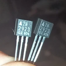 Lot of 2 General Electric 2N2923 BJT NPN 25Vcbo 25Vceo 5.0Vebo 10pF NOT GENERICS
