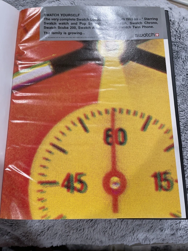 SWATCH 1983-1991 VINTAGE ORIGINAL BOOK/CATALOGUE IN ORIGINAL - Image 3 of 4