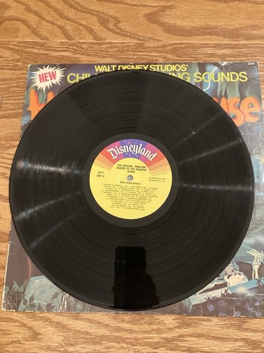 2 Chilling, Thrilling Sounds of The Haunted House 1964 Disneyland Vinyl Records - Picture 20 of 21