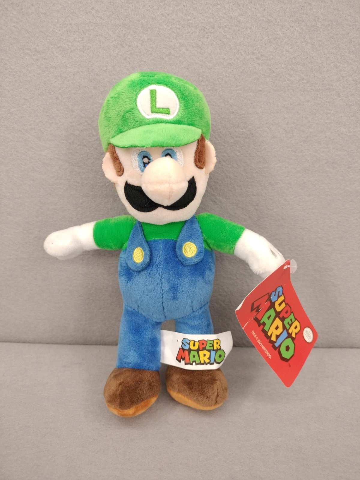 Jakks Pacific Super Mario Luigi Plush 8 Inch NWT Nintendo Licensed Stuffed Toy