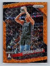 2025 Panini Prizm WNBA #107 Brionna Jones Orange Velocity Prizms