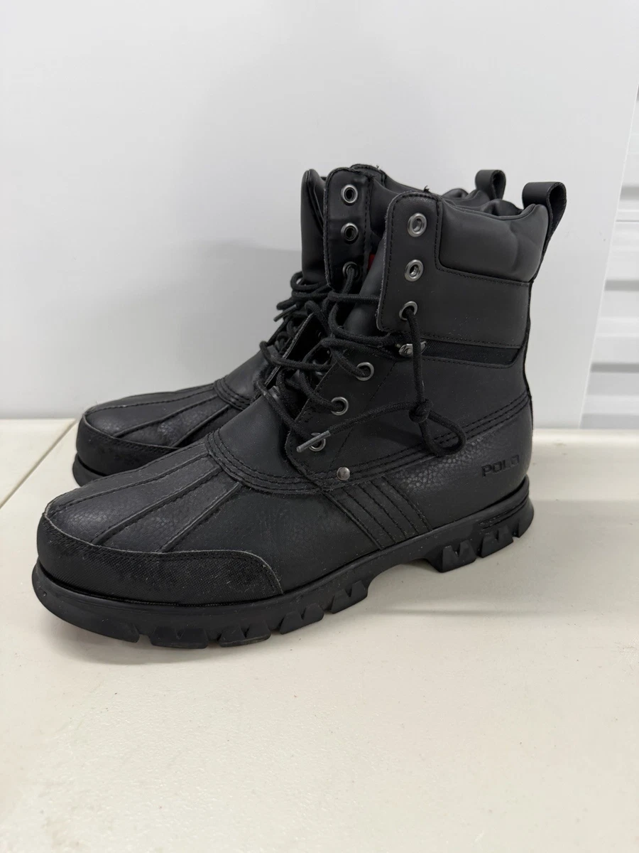 Men’s Polo Ralph Lauren Weybrook Combat Military Duck Boots - Size 9 POLO RALPH LAUREN Weybrook Boots Mens 7 main image 2
