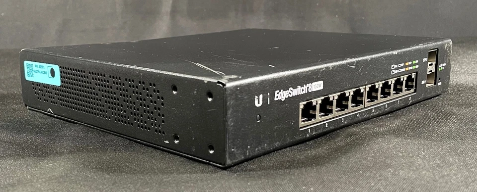 Ubiquiti EdgeSwitch ES-8-150W 8 Port Managed PoE+ Switch- Same Day Shipping - Image 2 of 4