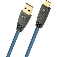 Oehlbach Usb-Kabel USB-C® Stecker, USB-A Stecker 2 M Petrol Geflechtschirm,