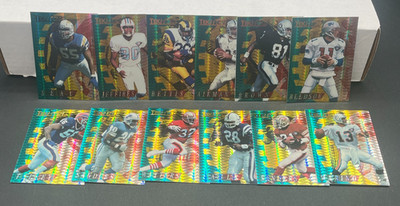 1995 COLLECTORS EDGE FOOTBALL - TEKTECH COMPLETE SET (12) NFL CARDS