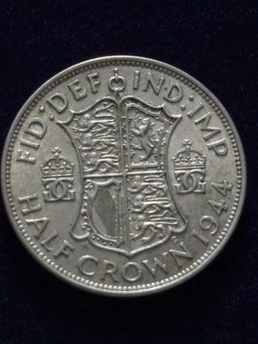 1944 George VI Half Crown — photo from the most recent tracked eBay sale