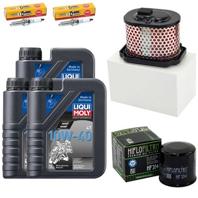 Set Zündkerzen Luftfilter Ölfilter 3L Öl Wartung für Yamaha XTZ 700 Tenere 19-25