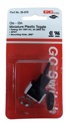 Bat Switch Plastic SPDT On-On Switch 06A