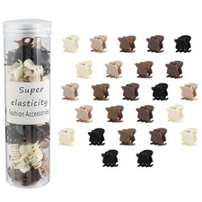 Kasmena 50Pcs Small Matte Hair Claw Clips, Mini Clips for Girls Women Cute T...