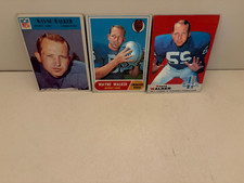 LOT OF 3 WAYNE WALKER 1960s Vintage Cards 76 54 26 DETROIT LIONS Idaho VG